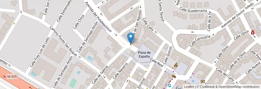 Mapa de ubicacion de Casa Luis en 西班牙, Comunidad De Madrid, Comunidad De Madrid, Área Metropolitana De Madrid Y Corredor Del Henares, Las Rozas De Madrid.