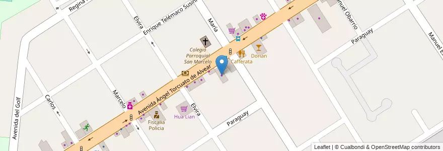 Mapa de ubicacion de Casa Luque en Argentina, Buenos Aires, Partido De Tigre, Don Torcuato.