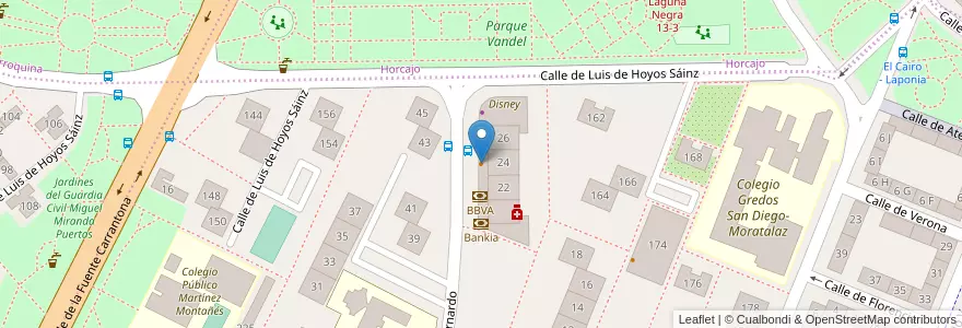 Mapa de ubicacion de Casa Manolo en Испания, Мадрид, Мадрид, Área Metropolitana De Madrid Y Corredor Del Henares, Мадрид.