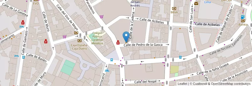 Mapa de ubicacion de Casa Manolo en إسبانيا, قشتالة وليون, بلد الوليد, بلد الوليد.