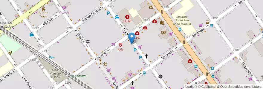 Mapa de ubicacion de Casa Mansa, Belgrano en 阿根廷, Ciudad Autónoma De Buenos Aires, 布宜诺斯艾利斯, Comuna 13.