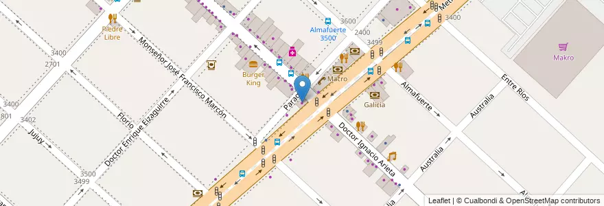 Mapa de ubicacion de Casa Maper en Arjantin, Buenos Aires, Partido De La Matanza, San Justo.