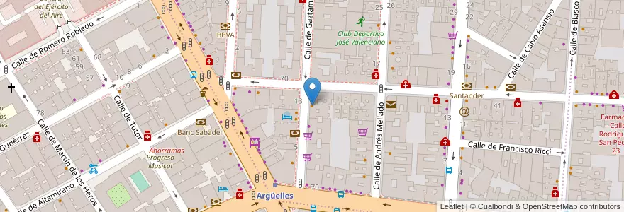 Mapa de ubicacion de Casa Marco en Spain, Community Of Madrid, Community Of Madrid, Área Metropolitana De Madrid Y Corredor Del Henares, Madrid.