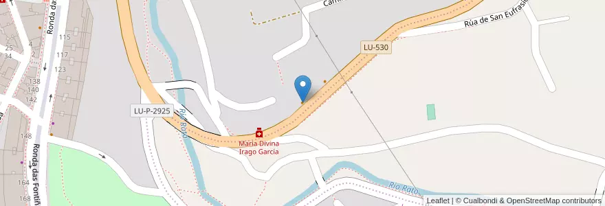 Mapa de ubicacion de Casa Marcos en スペイン, ガリシア州, Lugo, Lugo, Lugo.