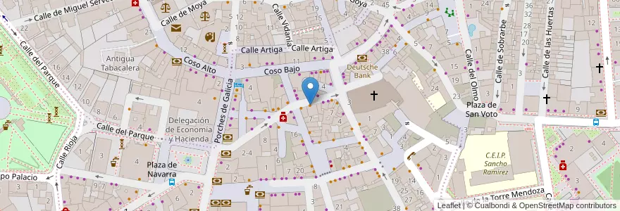 Mapa de ubicacion de Casa Mariano en 스페인, Aragón, Huesca, Hoya De Huesca / Plana De Uesca, Huesca.