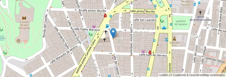 Mapa de ubicacion de Casa Mia Italia en إسبانيا, منطقة بلنسية, أليكانتي, أليكانتي, أليكانتي.