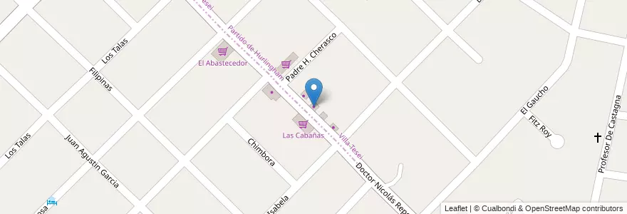 Mapa de ubicacion de Casa Mita en 阿根廷, 布宜诺斯艾利斯省, Partido De Hurlingham.