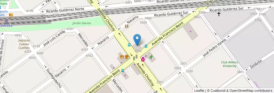 Mapa de ubicacion de Casa Nacional del Futuro, Villa Devoto en Аргентина, Буэнос-Айрес, Буэнос-Айрес, Comuna 11.