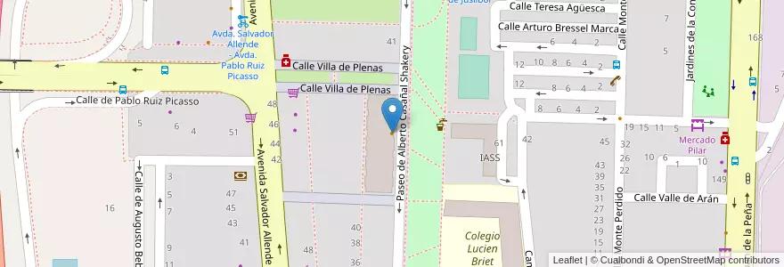 Mapa de ubicacion de Casa Nuri en Испания, Арагон, Сарагоса, Zaragoza, Сарагоса.