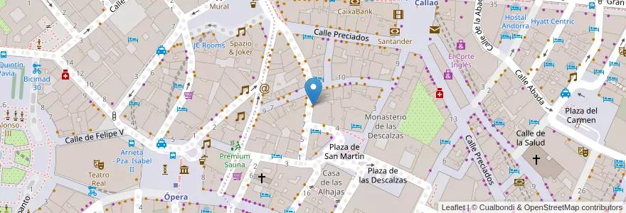 Mapa de ubicacion de Casa Parrondo en اسپانیا, بخش خودمختار مادرید, بخش خودمختار مادرید, Área Metropolitana De Madrid Y Corredor Del Henares, مادرید.