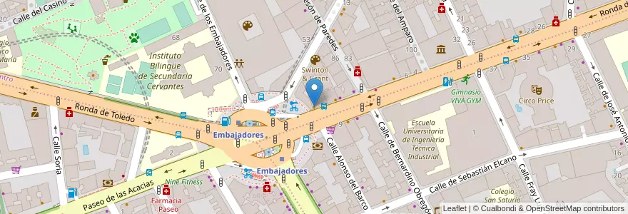 Mapa de ubicacion de Casa Pepe en إسبانيا, منطقة مدريد, منطقة مدريد, Área Metropolitana De Madrid Y Corredor Del Henares, مدريد.