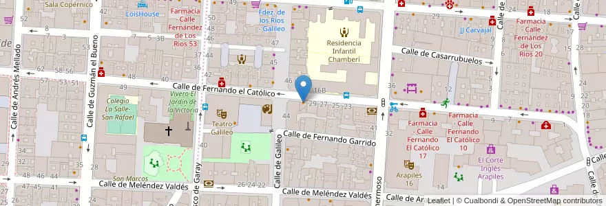 Mapa de ubicacion de Casa Ricardo en Spain, Community Of Madrid, Community Of Madrid, Área Metropolitana De Madrid Y Corredor Del Henares, Madrid.