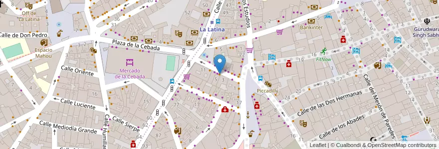 Mapa de ubicacion de Casa Rodríguez en España, Comunidad De Madrid, Comunidad De Madrid, Área Metropolitana De Madrid Y Corredor Del Henares, Madrid.
