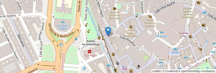Mapa de ubicacion de Casa Rubio en 西班牙, 安达鲁西亚, Córdoba, Córdoba.