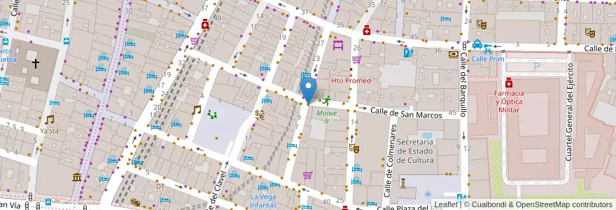 Mapa de ubicacion de Casa Salvador en Spagna, Comunidad De Madrid, Comunidad De Madrid, Área Metropolitana De Madrid Y Corredor Del Henares, Madrid.