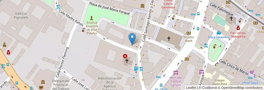 Mapa de ubicacion de Casa sancho en Spagna, Aragón, Saragozza, Zaragoza, Saragozza.