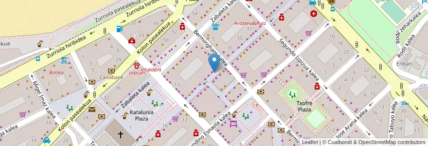 Mapa de ubicacion de Casa Senra en Spanien, Autonome Gemeinschaft Baskenland, Gipuzkoa, Donostialdea, Donostia/San Sebastián.