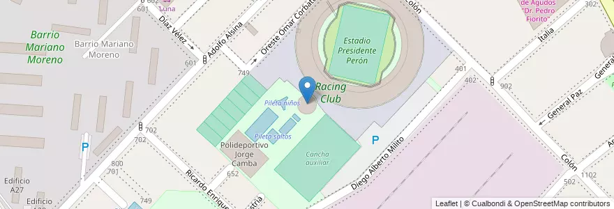 Mapa de ubicacion de Casa Tita Mattiussi en Argentine, Province De Buenos Aires, Partido De Avellaneda, Avellaneda.