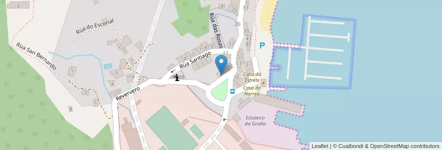 Mapa de ubicacion de Casa Trillo en Spain, Ferrol.