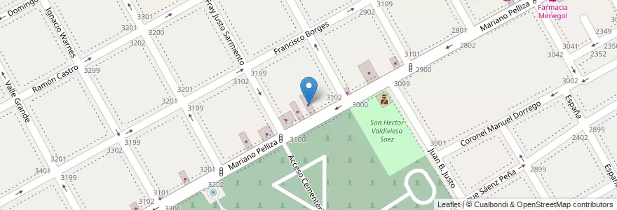 Mapa de ubicacion de Casa Trovero en Argentine, Province De Buenos Aires, Partido De Vicente López, Vicente López.
