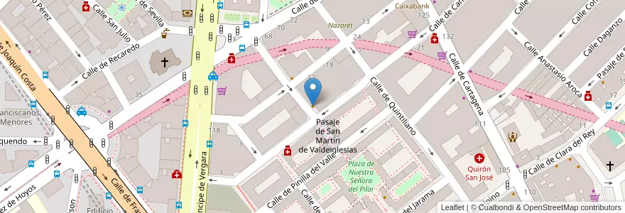 Mapa de ubicacion de Casa Vicenta en إسبانيا, منطقة مدريد, منطقة مدريد, Área Metropolitana De Madrid Y Corredor Del Henares, مدريد.
