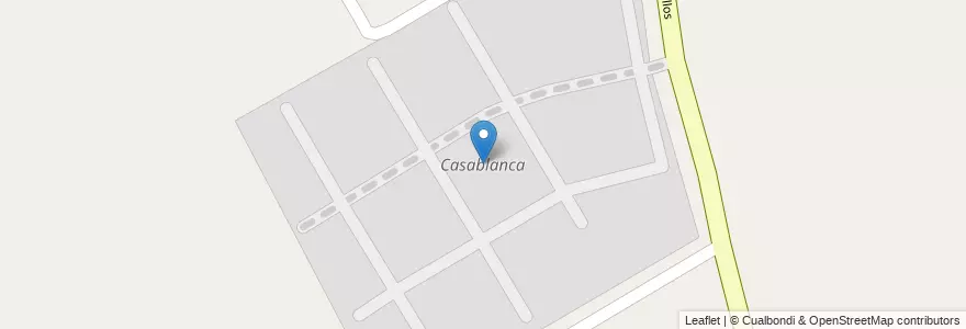 Mapa de ubicacion de Casablanca en Argentina, Provincia Di Buenos Aires, Partido Del Pilar, Pilar Sur.
