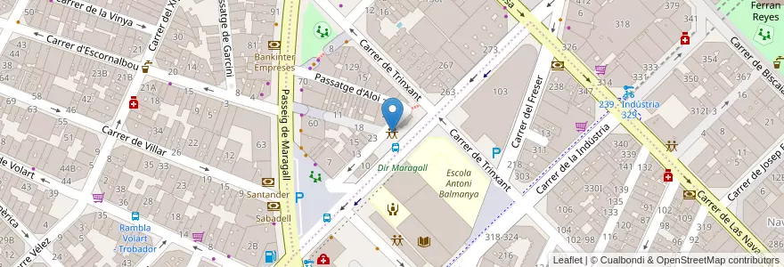 Mapa de ubicacion de Casal de gente gran Navas en Spagna, Catalunya, Barcelona, Barcelonès, Barcelona.