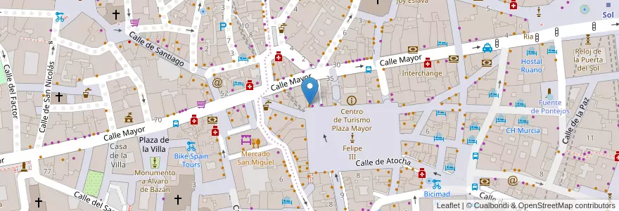 Mapa de ubicacion de CasaMaría en إسبانيا, منطقة مدريد, منطقة مدريد, Área Metropolitana De Madrid Y Corredor Del Henares, مدريد.