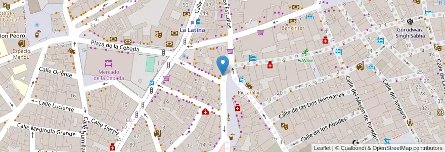 Mapa de ubicacion de CASCORRO, PLAZA, DE,20 en إسبانيا, منطقة مدريد, منطقة مدريد, Área Metropolitana De Madrid Y Corredor Del Henares, مدريد.