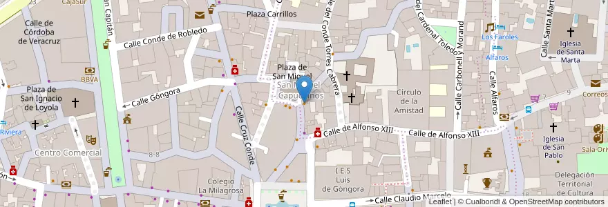 Mapa de ubicacion de Case El Pisto - Taberna San Miguel en Sepanyol, Andalucía, Córdoba, Córdoba.