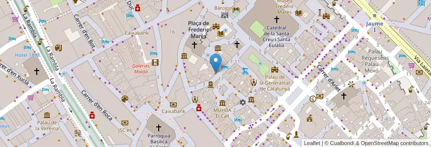 Mapa de ubicacion de Cassola en Spagna, Catalunya, Barcelona, Barcelonès, Barcelona.