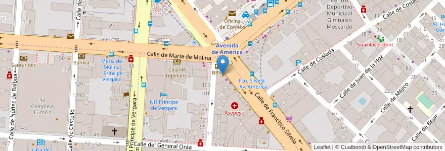 Mapa de ubicacion de Castilla en Испания, Мадрид, Мадрид, Área Metropolitana De Madrid Y Corredor Del Henares, Мадрид.