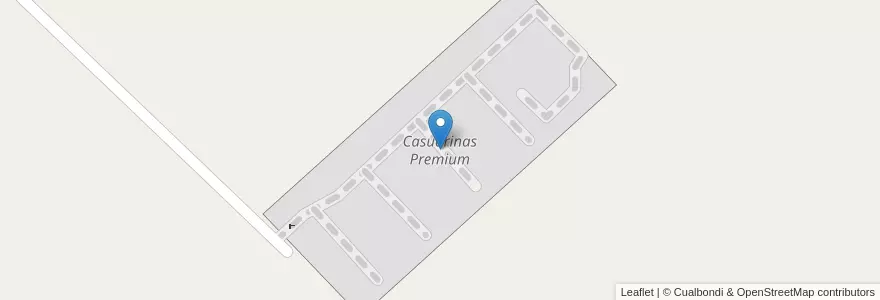 Mapa de ubicacion de Casuarinas Premium en 阿根廷, 布宜诺斯艾利斯省, Partido De Presidente Perón.