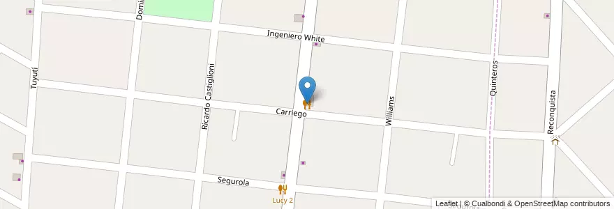 Mapa de ubicacion de Catalina en Argentinië, Buenos Aires, Partido De Tigre, Rincón De Milberg.