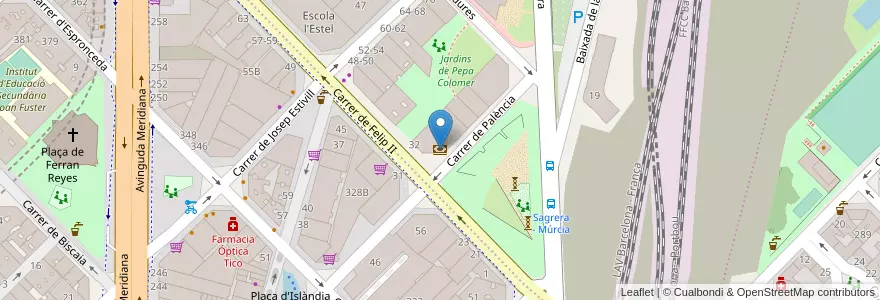 Mapa de ubicacion de CatalunyaCaixa en Spagna, Catalunya, Barcelona, Barcelonès, Barcelona.