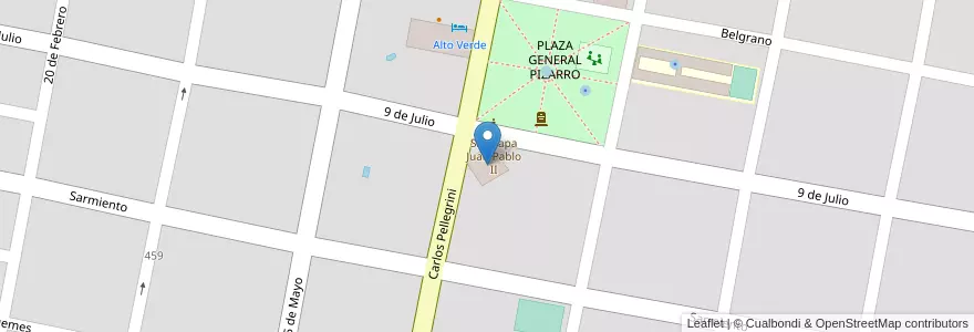 Mapa de ubicacion de Catedral en Argentine, Salta, Orán, Municipio De San Ramón De La Nueva Orán, San Ramón De La Nueva Orán.