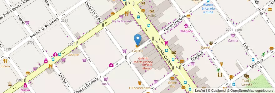 Mapa de ubicacion de CATOTI, Belgrano en آرژانتین, Ciudad Autónoma De Buenos Aires, Buenos Aires, Comuna 13.