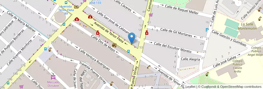 Mapa de ubicacion de Cava en إسبانيا, أرغون, سرقسطة, Zaragoza, سرقسطة.
