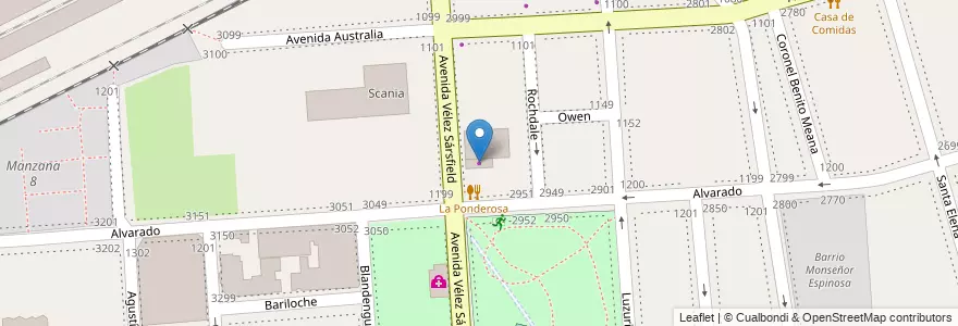 Mapa de ubicacion de Cavazzi, Barracas en Argentina, Ciudad Autónoma De Buenos Aires, Comuna 4, Buenos Aires.