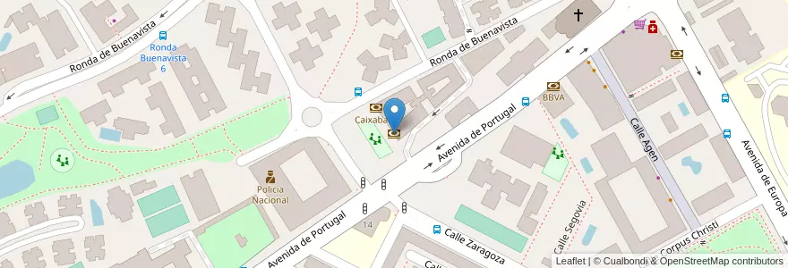 Mapa de ubicacion de CCM Grupo Liberbank en اسپانیا, Castilla-La Mancha, Toledo, Toledo, Toledo.