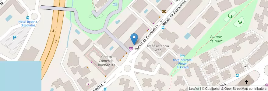 Mapa de ubicacion de CCM Grupo Liberbank en İspanya, Castilla-La Mancha, Toledo, Toledo, Toledo.