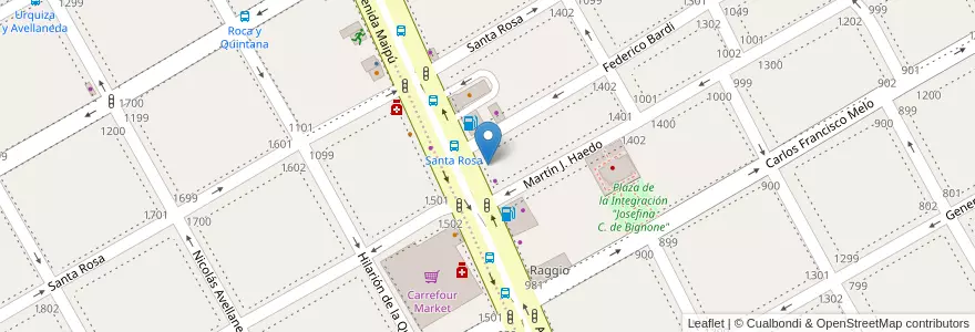 Mapa de ubicacion de CEB en Argentina, Buenos Aires, Partido De Vicente López, Vicente López.