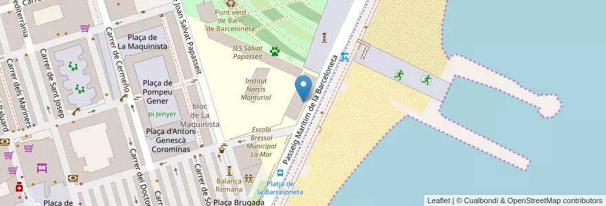 Mapa de ubicacion de CEIP Alexandre Galí en اسپانیا, Catalunya, Barcelona, Barcelonès, Barcelona.