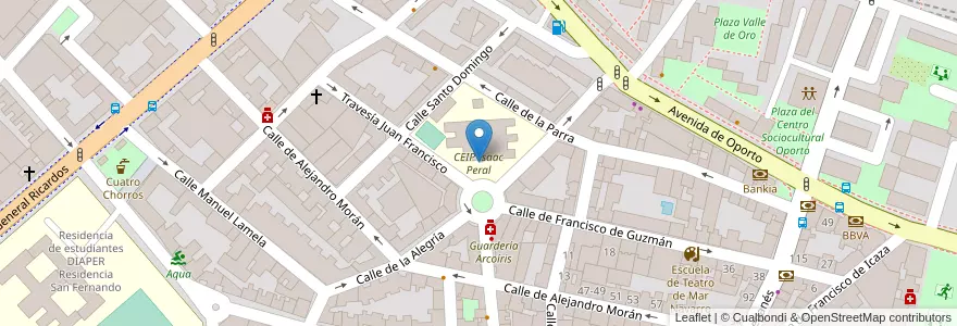 Mapa de ubicacion de CEIP Isaac Peral en إسبانيا, منطقة مدريد, منطقة مدريد, Área Metropolitana De Madrid Y Corredor Del Henares, مدريد.