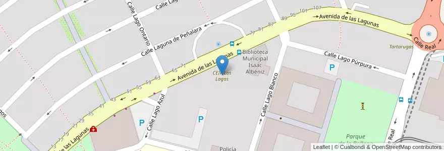 Mapa de ubicacion de CEIP Los Lagos en スペイン, マドリード州, Comunidad De Madrid, Área Metropolitana De Madrid Y Corredor Del Henares, Parla.