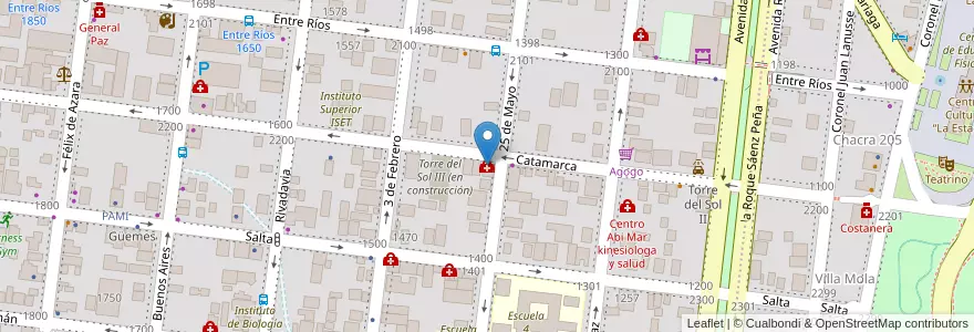 Mapa de ubicacion de Cekym SRL en Argentine, Misiones, Departamento Capital, Municipio De Posadas, Posadas.