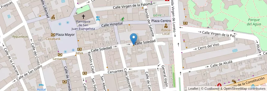 Mapa de ubicacion de Celiquíssimo en スペイン, マドリード州, Comunidad De Madrid, Área Metropolitana De Madrid Y Corredor Del Henares, Torrejón De Ardoz.