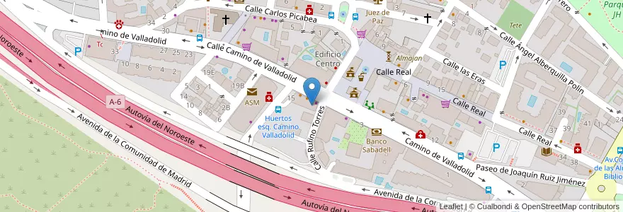 Mapa de ubicacion de CEMECO en Spagna, Comunidad De Madrid, Comunidad De Madrid, Cuenca Del Guadarrama, Torrelodones.