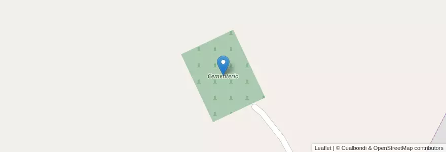 Mapa de ubicacion de Cementerio en Argentina, Chile, Wilayah Neuquén, Departamento Collón Curá, Piedra Del Águila.