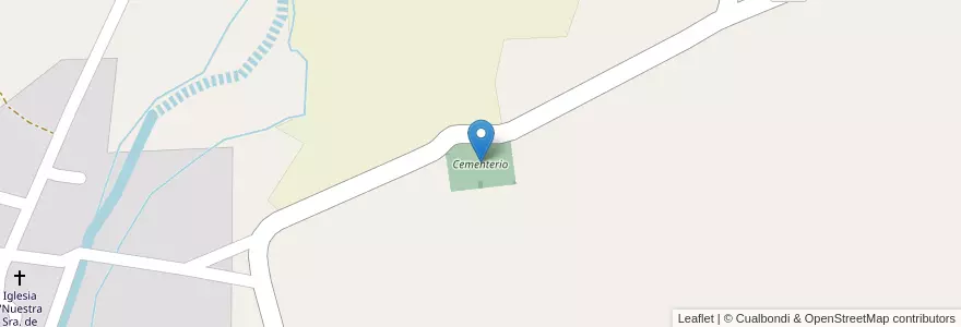 Mapa de ubicacion de Cementerio en アルゼンチン, フフイ州, Departamento Tumbaya, Municipio De Purmamarca.